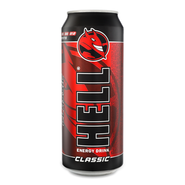 Напій енергетичний "Hell" Classic 0.5л ж/б