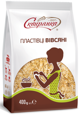 Пластівці вівсяні 400г /Сквирянка/