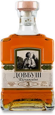 Коньяк "Довбуш" 3 роки 0.5л
