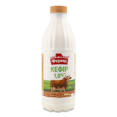 Кефір "Ферма" 1% ПЕТ 840г