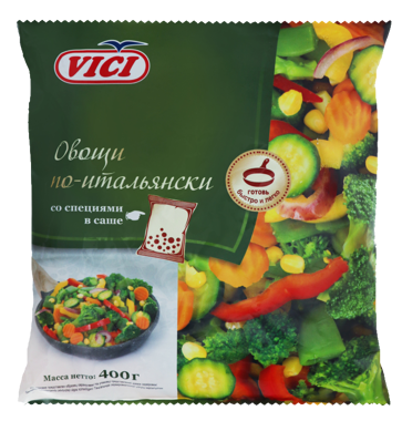 Овочі "По-італійськи" 400г /Vici/