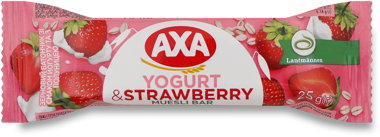 Батончик "AXA" йогурт/полуниця 25г