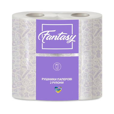 Рушник паперовий Fantasy Econom тисн перф 2шт 