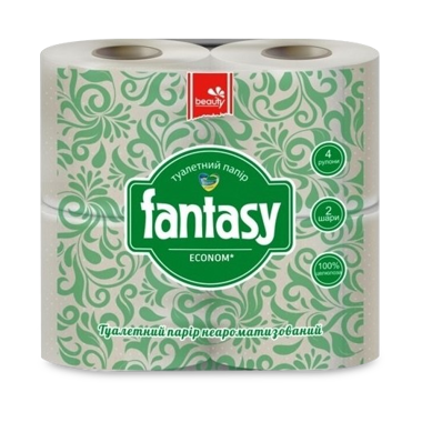 Папір туалет. Fantasy Econom тисн перф 4шт