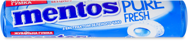 Жув.гум "Ментос" Pure Fresh М'ята 20г Roll