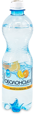 Напій "Оболонська" Смак лимона/апельсина с/газ 0.5л