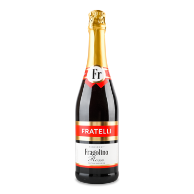 Напій газ "Fratelli Fragolino Rosso" черв н/сол 0.75л 