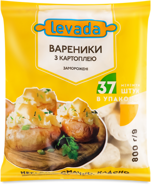 Вареники з картоплею 800г /Левада/