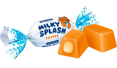Карамель "Milky Splash" мол.нач ваг /Рошен/