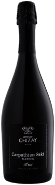 Вино ігристе "Carpathian Sekt Chersegi" біле брют 0.75л /Chateau Chizay/