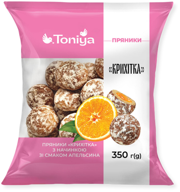 Пряник "Крихітка" нач Апельсин 350г /TONIYA/