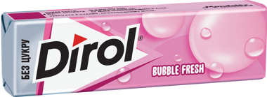 Жув.гум "Dirol" Bubble Fresh 14г 