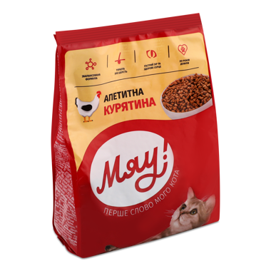 Корм "Мяу" для котів з куркою 300г