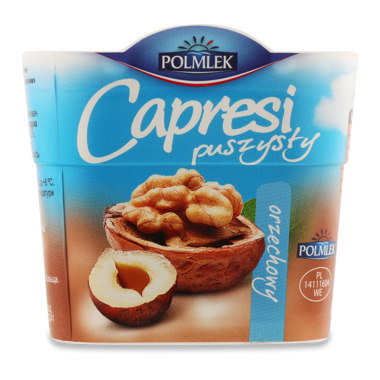 Крем-сир "Capresi" з горіхом 150г /Polmlek/