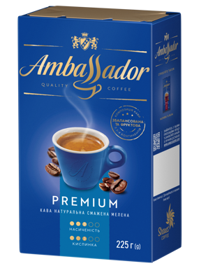Кава "Ambassador" Premium мел 225г