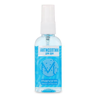 Антисептик д/рук "Манорм" Aguamarine 50мл спрей