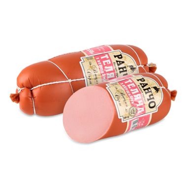 Ковбаса Теляча з вершками в/г 500г."Ранчо"