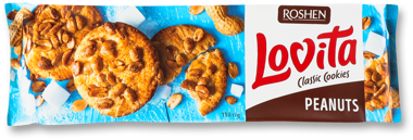 Печиво "Ловіта" арахіс 150г /Рошен/