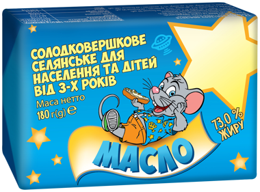 Масло "Дитяче" 73% 180г /Клуб Сиру/