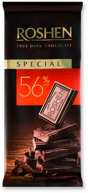 Шоколад "Рошен" Special чорний 56% 85г