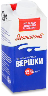Вершки "Яготинське" 15% 200г 