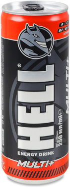 Напій енергетичний "Hell" Multi 0.25л ж/б
