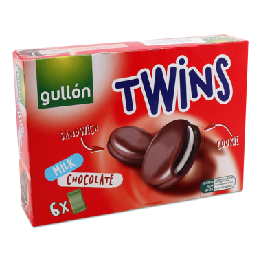 Печиво "Twins" мол шок 252г /Gullon/