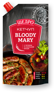 Кетчуп "Bloody Mary" д/п 250г /Щедро/
