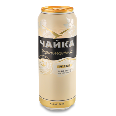Пиво "Чайка Чорноморська" 0.5л ж/б