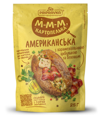 Приправа "Американська" До картоплі з беконом 25г /Приправка/