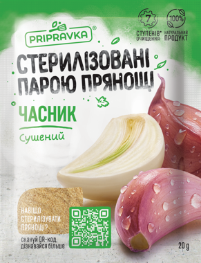 Часник сушений 20г /Приправка/