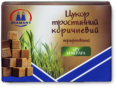 Цукор "Diamant" тростинний пресований 250г /Радехів/
