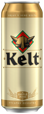 Пиво "Kelt" 10% світле 0.5л ж/б 