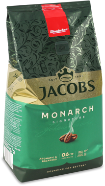 Кава "Якобс" Монарх зерно 1кг /Крафт/