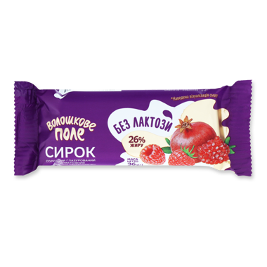 Сирок гл. "Волошкове Поле" безлак малина-гранат 26% 36г