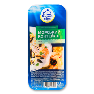 Морський коктейль По-середземноморськи 180г /Водний Світ/