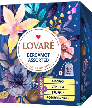Чай "Lovare" чорний асорті 32*2г
