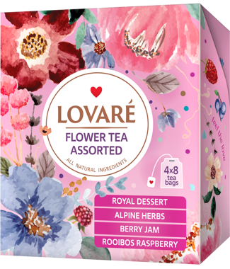 Чай "Lovare" квітковий асорті 32*1.5г