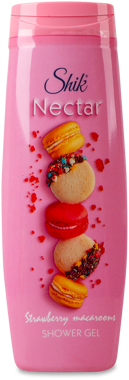 Гель д/душа ШИК Nectar Strawberry macaroons 400мл