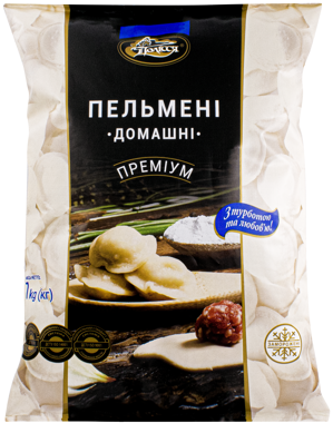 Пельмені "Домашні" Преміум 1кг /Полісся/