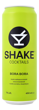 Напій сл/ал. "Shake" Bora Bora 0.5л ж/б