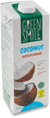 Напій "Coconut" рисово-кокосовий 3% 1л т/п /Green Smile/