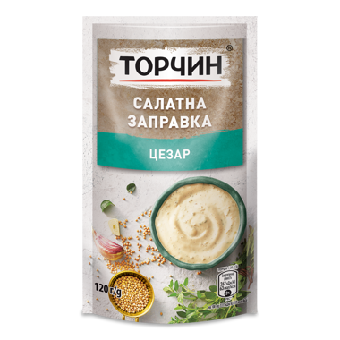 Заправка салатна Цезар д/п 120г /Торчин/