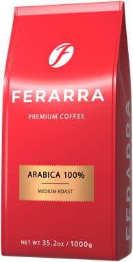 Кава "Ferarra" 100% Arabica зерно 1кг 