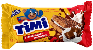 Бісквіт "Тімі" шоколад/молоко 35г /Конті/
