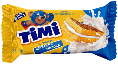 Бісквіт "Тімі" пряжене молоко 35г /Конті/