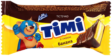 Бісквіт "Тімі" смак банану 38г /Конті/
