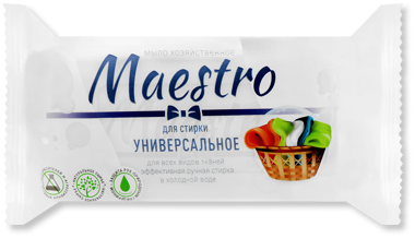 Мило госп "Maestro" 72% універсальне 125г 