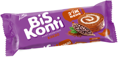 Рулет "Bis Konti" какао 150г /Конті/