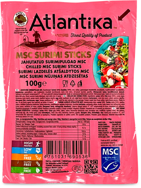 Палички крабові "Atlantica" 100г
